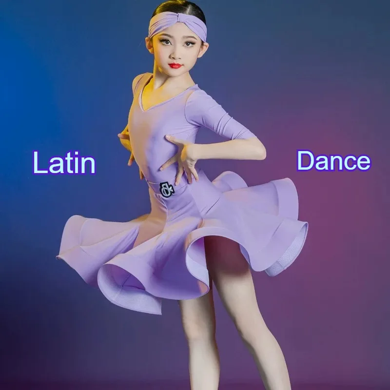 Latin Dance New Training Wear Elegant Stage Performance Costume Professional Samba Cha‑Cha Tango Competition Practice Dancewear