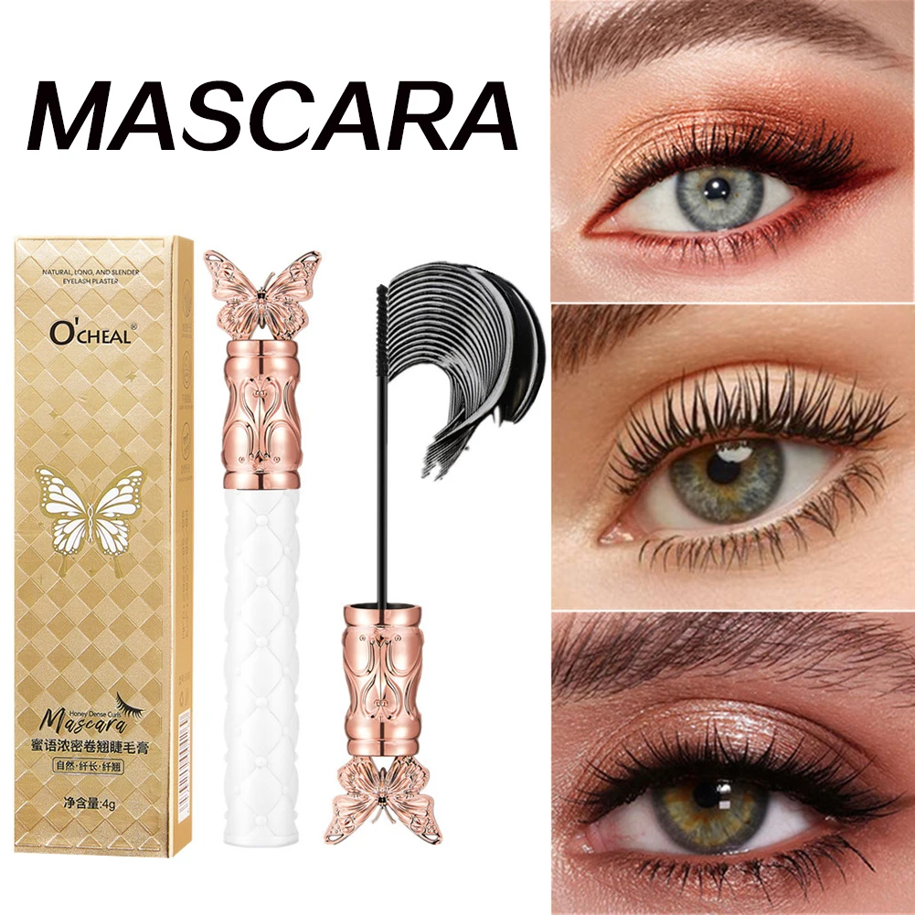1/2/3pcs Waterproof Mascara Long Lasting Non-Smudged Sweat-Resistant Natural Thick Curl Lengthening Lashes Beauty Makeup