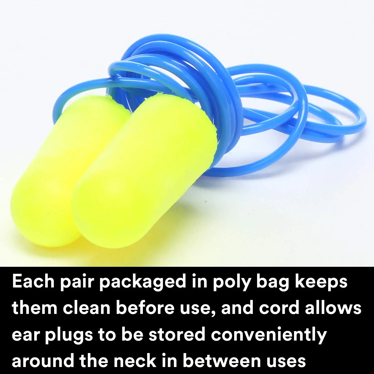 200pairs 3M 311-1250 Corded Noise Reduction Earplugs 33dB Comfortable Ear Plugs learning sleep Work Travel Hunting Foam Earplug