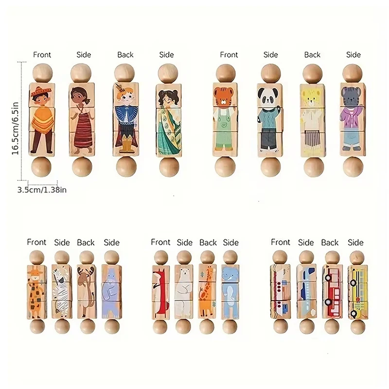 1 قطعة لعبة مونتيسوري الخشبية اليد جرس لعبة طفل المحمول الموسيقية دمية شخشيخة عربة أطفال ألعاب تعليمية كلاسيكية هدايا الاطفال