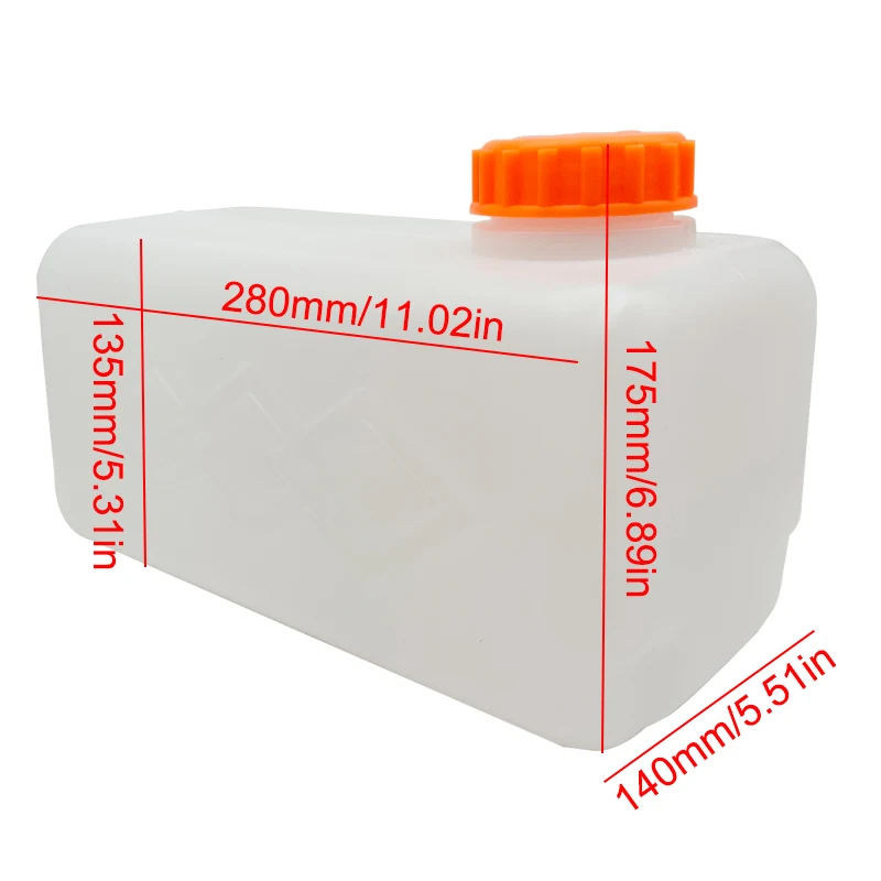 Universal 5L Capacity Fuel Oil Tank For Air Parking Heater Fuel Tank Oil Diesel Petrol Storge Canister For Truck Caravan RV Boat