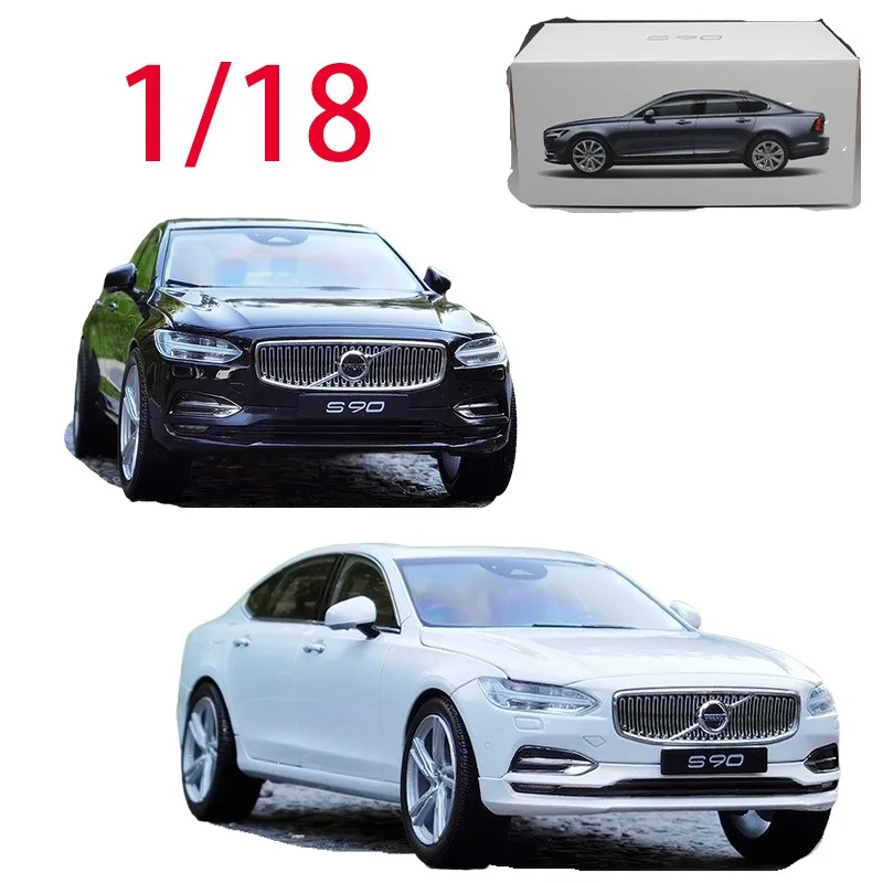 

Литая под давлением модель автомобиля из сплава Volvo в масштабе 1/18, Volvo S90, игровые транспортные средства, игрушки для мальчиков, оригинальная коллекция, декоративная деталь