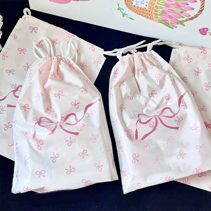 Cute Butterfly Bow Candy Bag for Wedding Favor; Elegant Portable Gift Bag for Birthday Party.