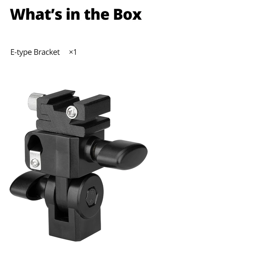 GODOX B Type  D Type  E Type AD-E Flash Hot Shoe Adapter Trigger Umbrella Holder Swivel Light Stand Bracket view 6