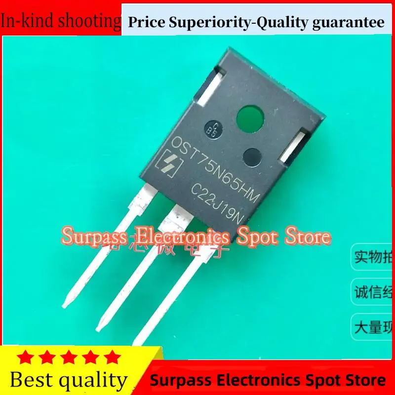 10PCS-100PCS  OST75N65HM  TO-247 IGBT 650V 75A  Price Superiority-Quality guarantee