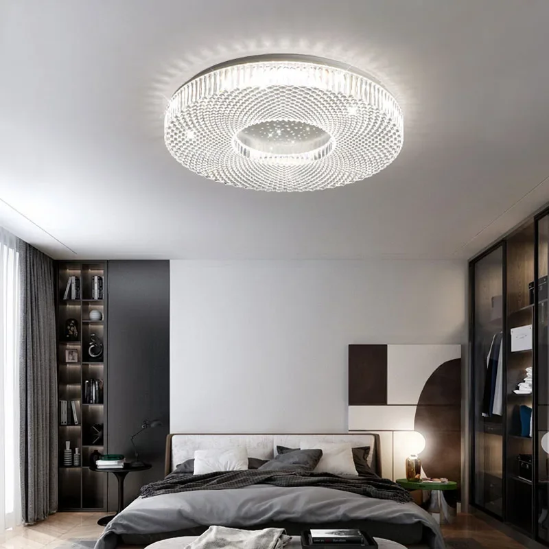 Imagem -04 - Nordic Led Ceiling Lights Iluminação Interior Quarto Jantar Sala de Estar Hall Lâmpadas Remote Pendant Chandelier 2024