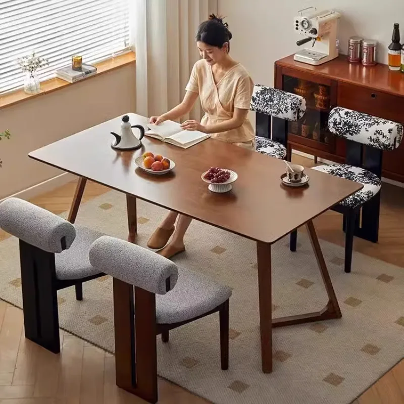 Vintage Wooden Dining Chairs Party Accent Events Ergonomic Dining Chairs Designer Lounge Unique Portable Silla Home Furniture