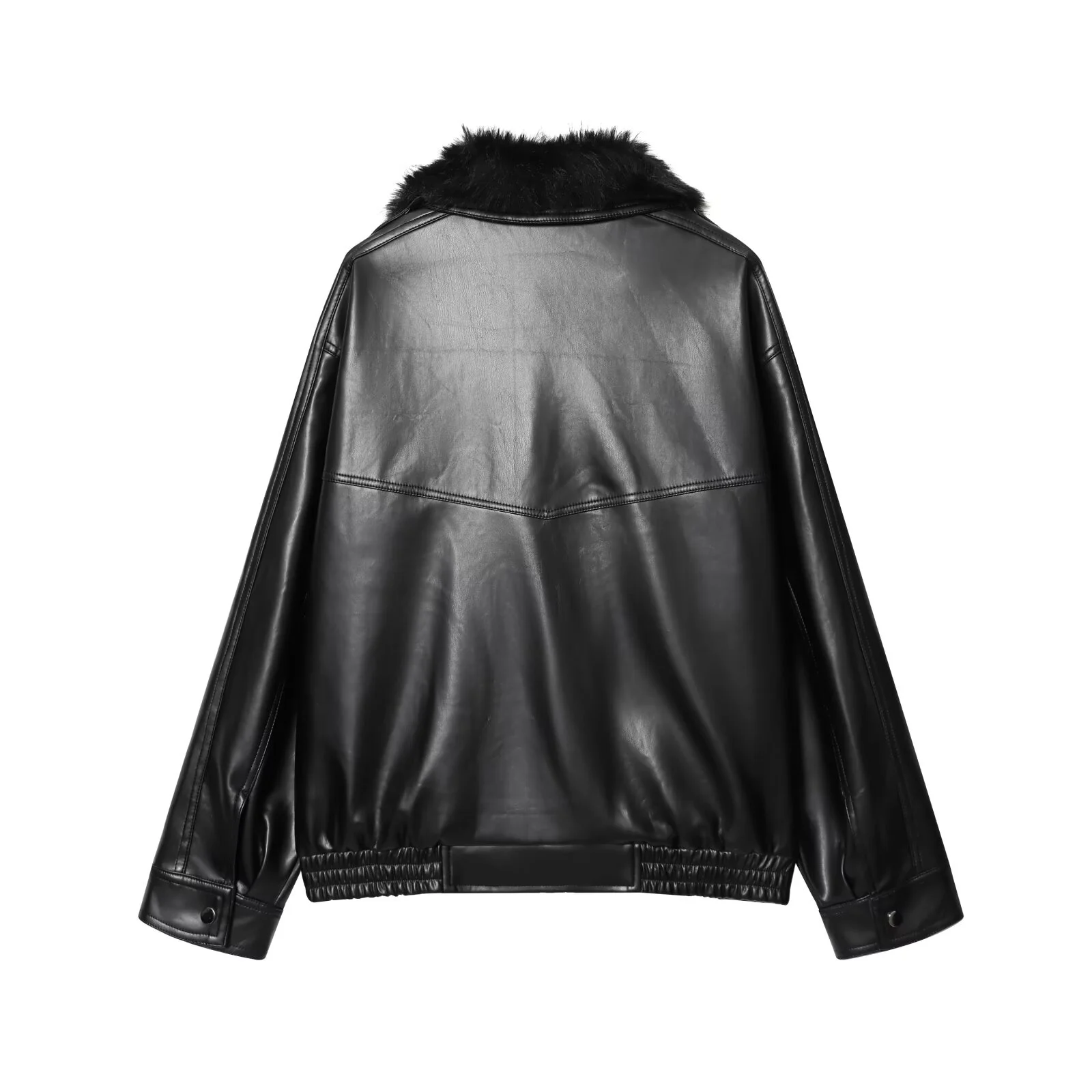 2025 Autumn New Product Women's High End Collar Hair Collar Detachable Artificial Fur Effect Jacket and Coat