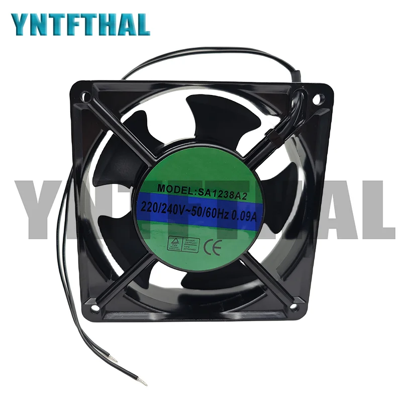 NEW SA1238A2 AC50/60Hz 0.09A 220V/240V 12CM 12038 2-Wire Laser Welder Cooling Fan