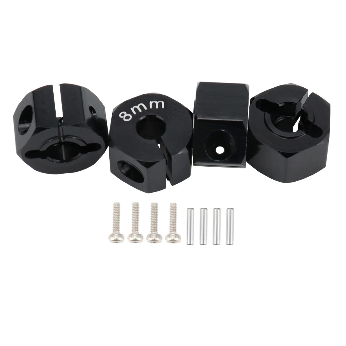 Aluminium 5/6/7/8/9/10/11/12 mm Adapter Sechskant 12 mm Antriebsnabe mit Stiftschrauben für RC Auto Track Truck HSP HPI Tamiya Traxxas Slash