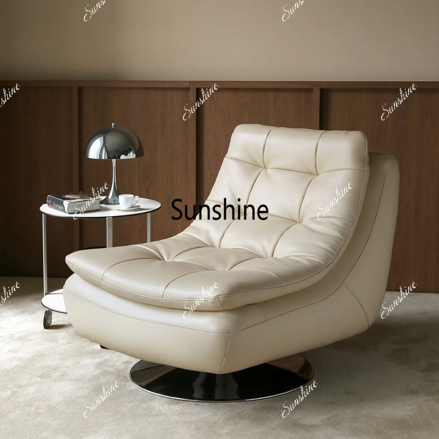 Nordic living room bedroom single sofa swivel chair