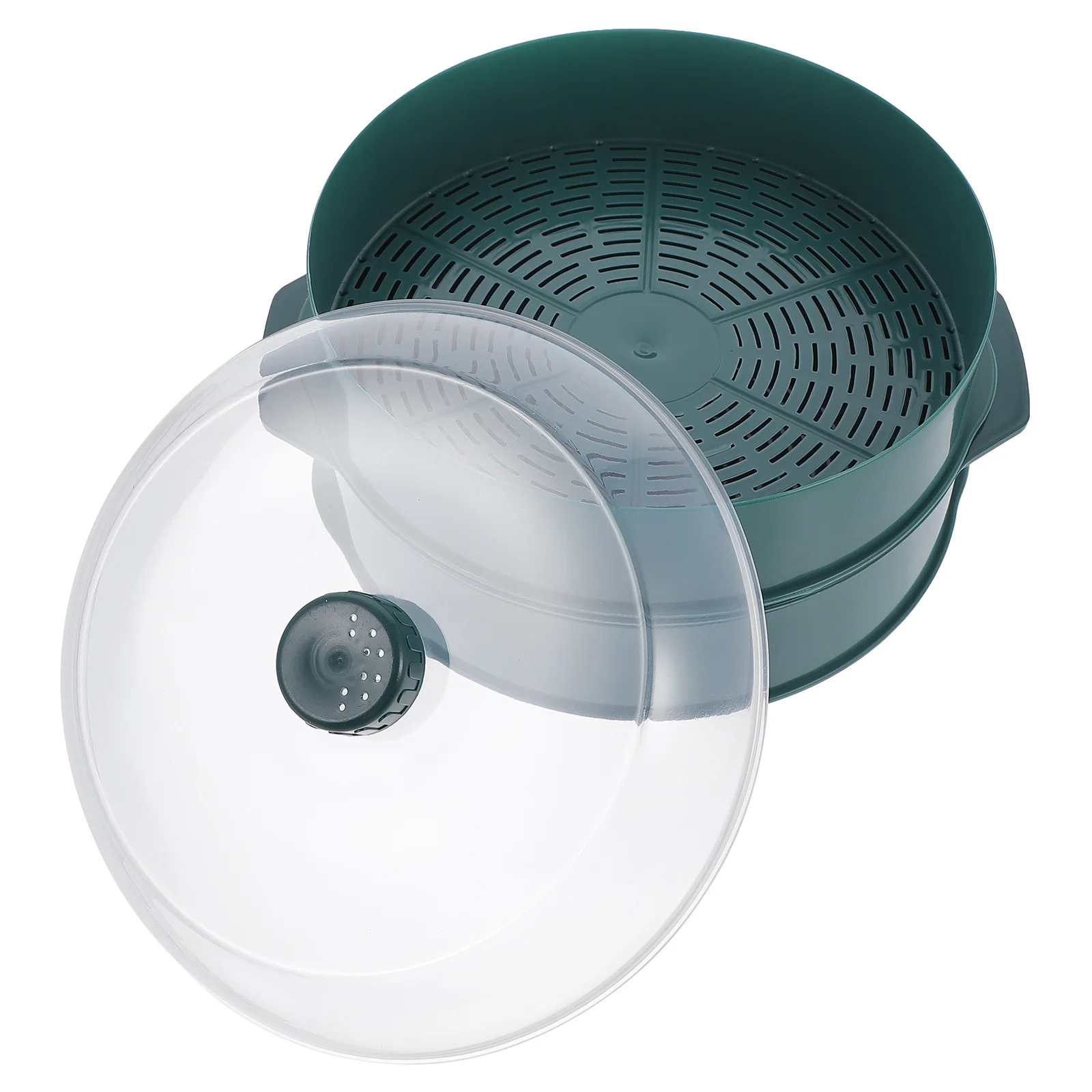 

1Pcs Steamer Box Premium Microwave Steamer Container Kitchen Supplies for Household Cooking Kitchen Supplies