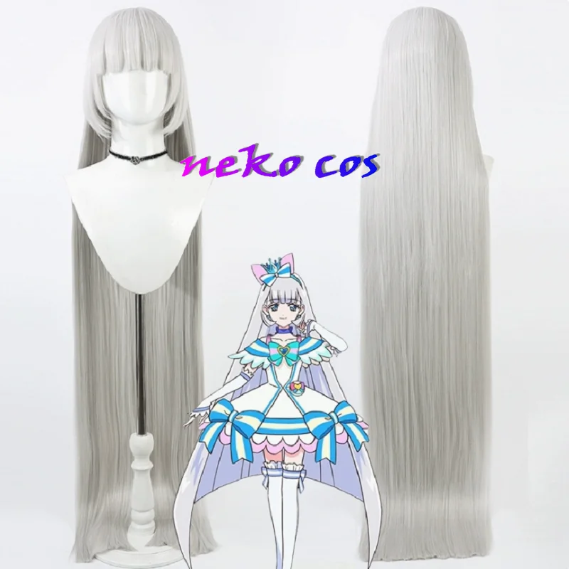 

nekocos Wonderful Precure! Nekoyashiki Yuki Cure Nyammy парик Косплей