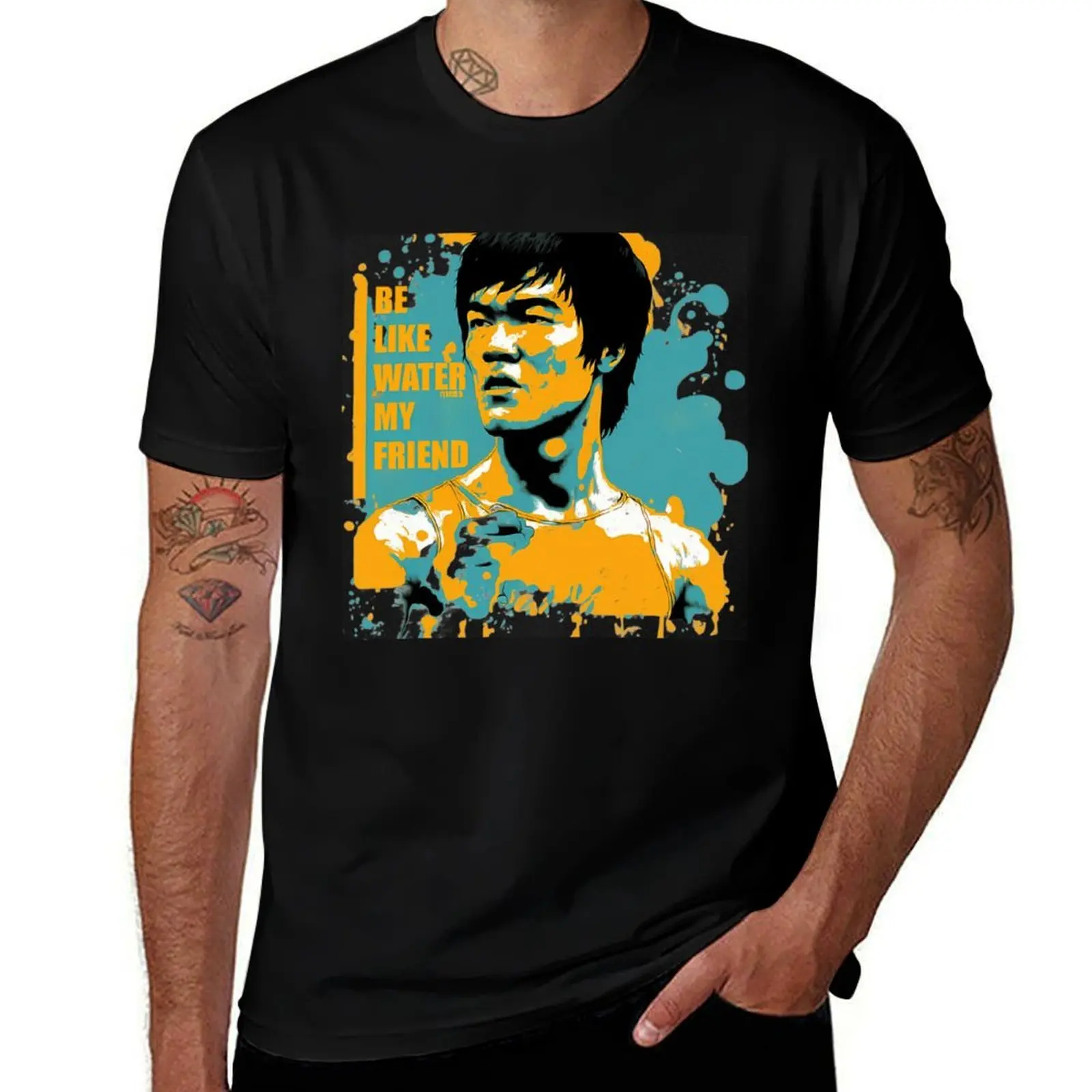 

Master DragonLee KungFu Vintage Fan Movies Legend T-Shirt anime shirt vintage graphic shirts mens plain t shirts
