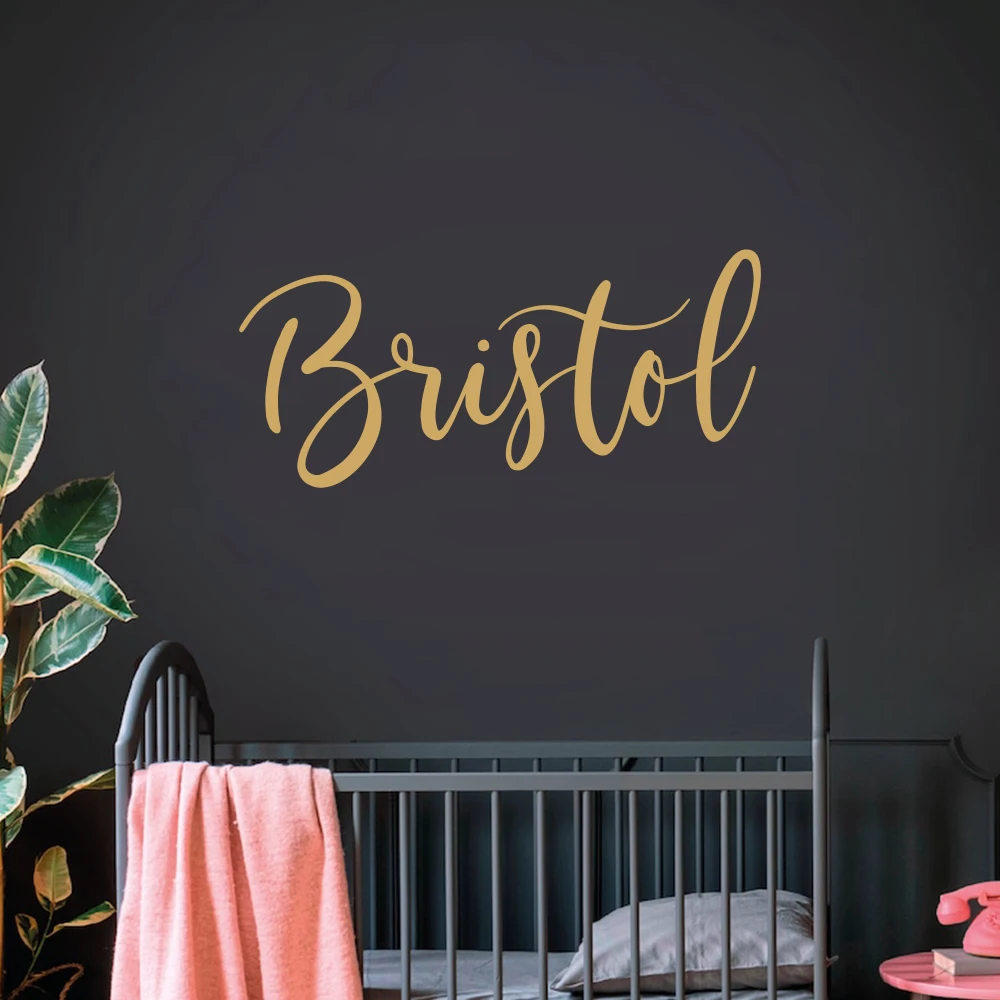 1pc Diy Personalize Custom Name Annmarie Waterproof Wall Stickers Wall Art Decor For Wedding  Wall Decal Home Decor