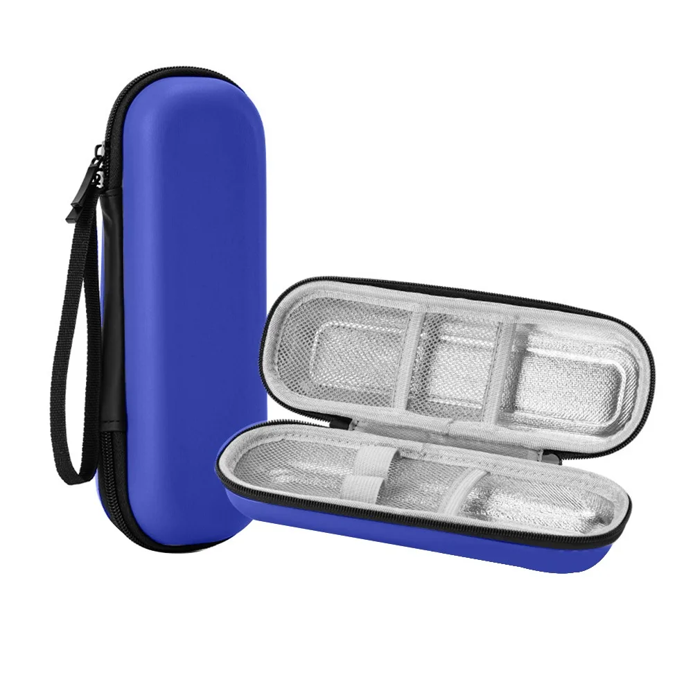 المحمولة بو الأنسولين حقيبة التبريد مقاوم للماء الحرارية معزول جيب حبوب منع الحمل المزجج حقيبة التخزين الباردة لمرضى السكري