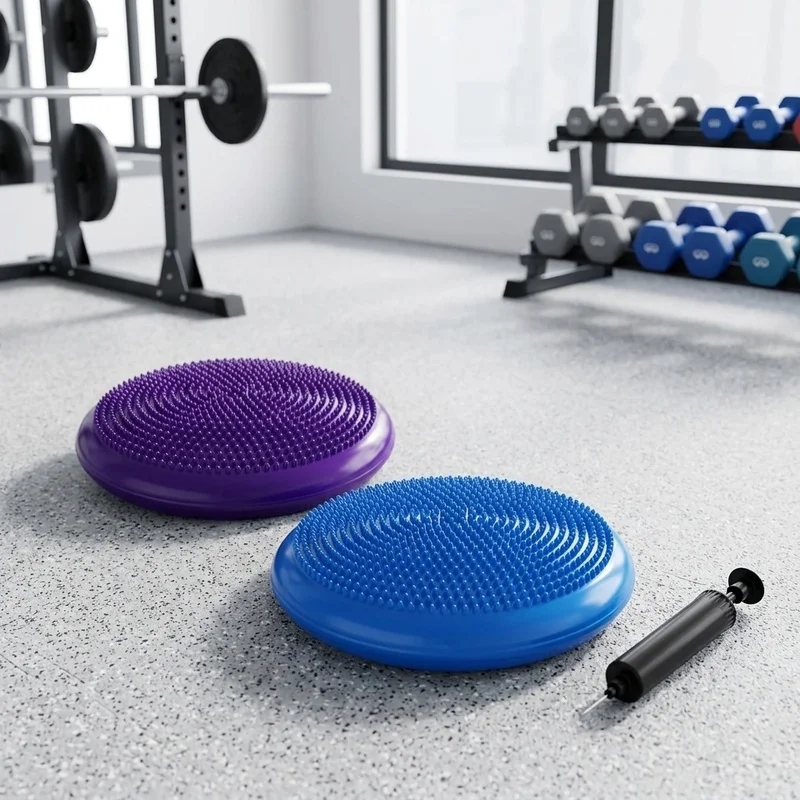 Balance Pad Yoga Massage Seat Cushion Inflatable Balance Ball Thickened Anti-Burst Balance Trainer Fitness Pad