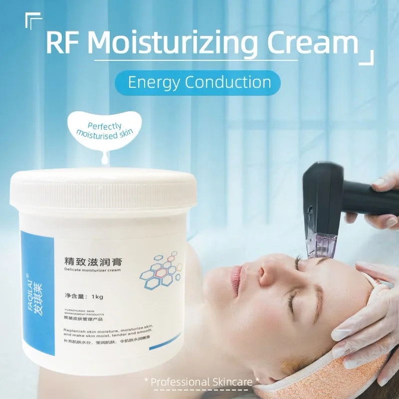 

1000g RF Cream Delicate Moisturizer Cream for Face and Body RF Gel for RF Machine 448K Fascia Master Specific Slimming Gel