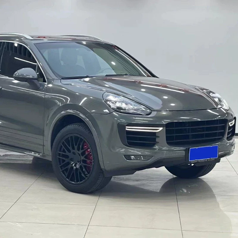 Car Body kit for Porsche Cayenne 2015-2017 modified gts turbo Front bumper Assembly side skirt rear lip wheel Eyebrow surround