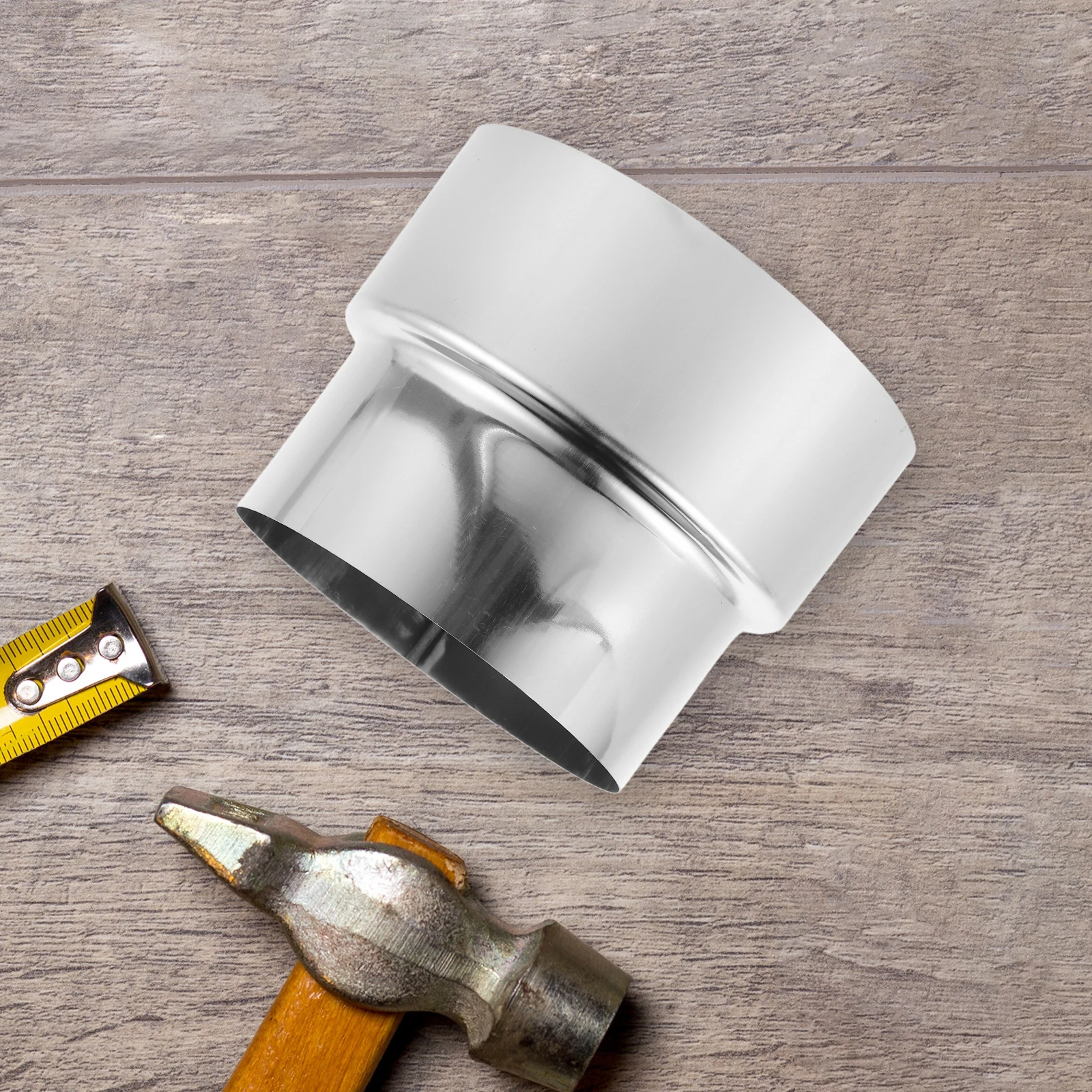 Stainless Steel Exhaust Pipe Reducer Adapter 10Cm To 9Cm Gas Water Heater Replacement Part Efficient Venting Household