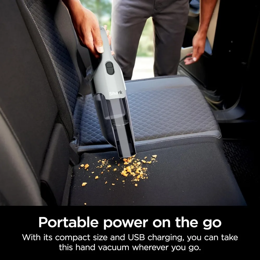 مكنسة Shark Cyclone PET المحمولة مع شفط HyperVelocity، لاقط شعر الحيوانات الأليفة القوي، خفيف الوزن، كوب غبار XL، بما في ذلك Uph #4