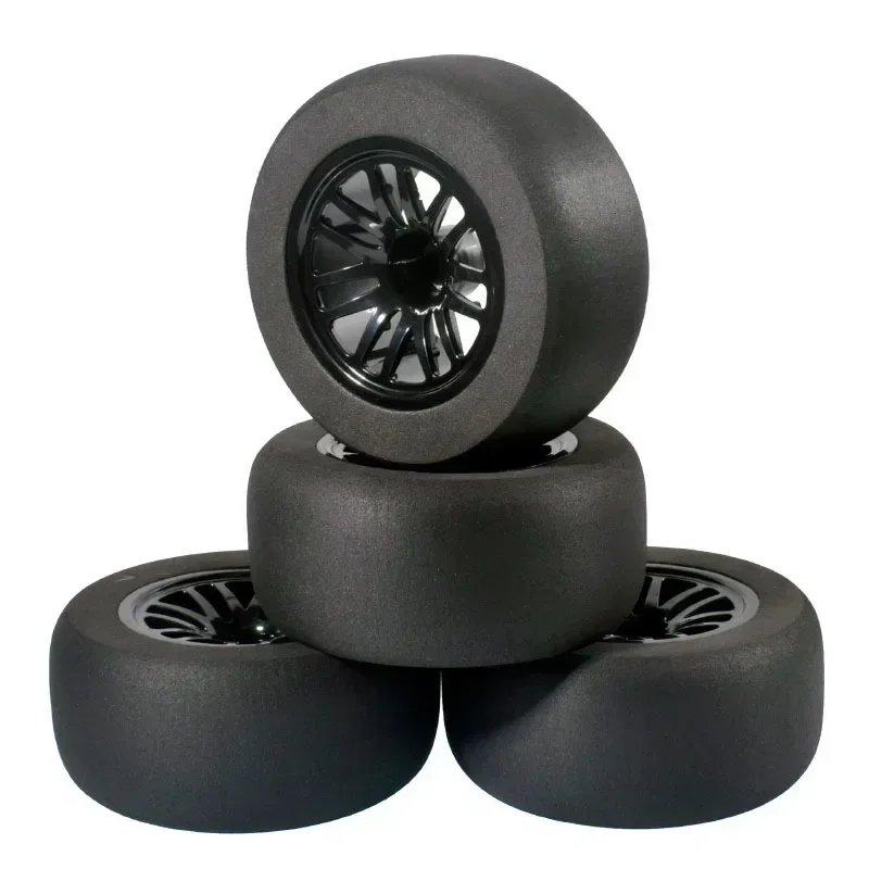 118 MM 4pcs  RC Rubber Sponge Tires Tyre Wheel Rim for HSP 1:10 Monster Truck 88005 HSP 94111 94108 94188
