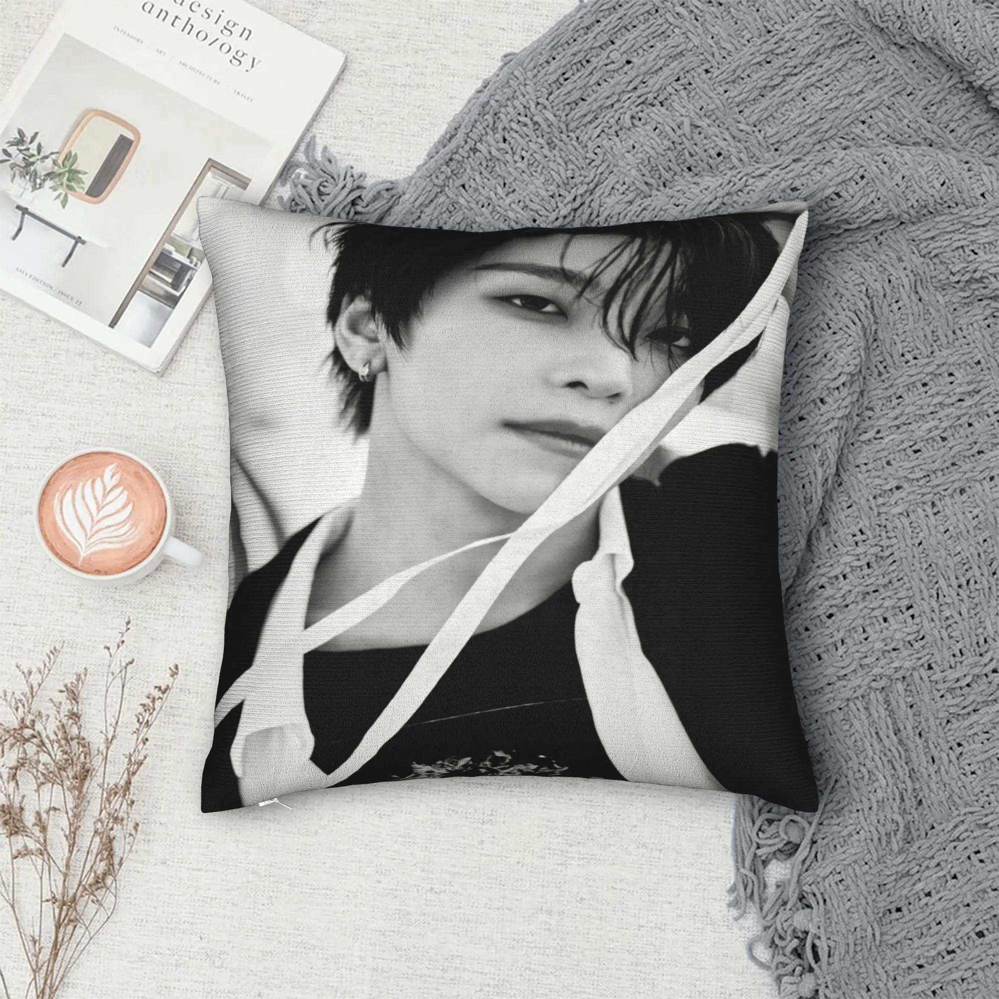 Ald1 Members Pillow Case  Print Pillow Cover For Living Room Sofa Retro Trendy Cushion Cover