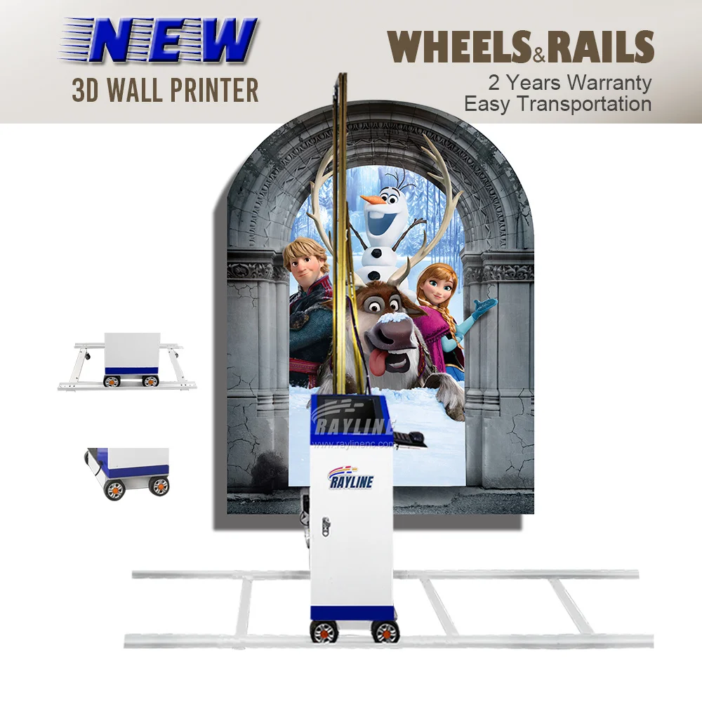 

Wall Printer Robot Paint Machine 3D Ceramic Tile Canvas graphic Design Wall Printing Machine Vertical Wall Printer