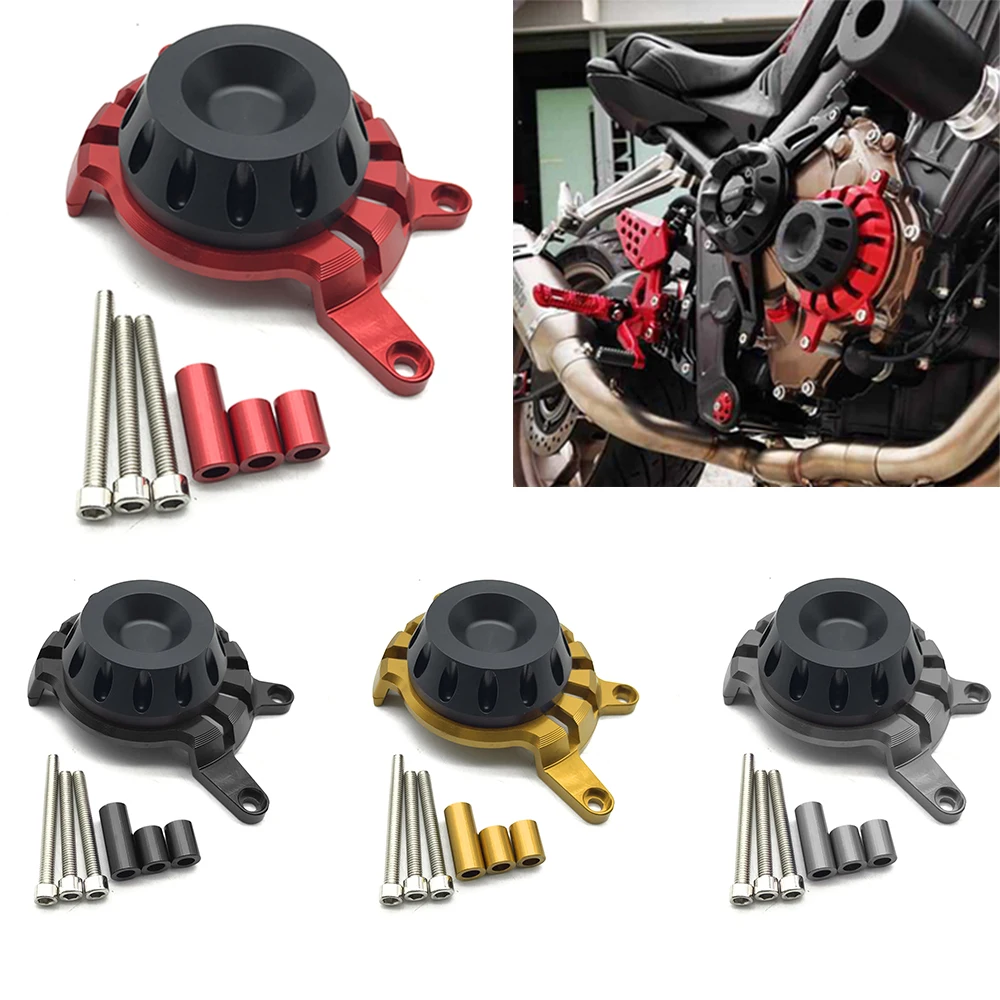 Motorcycle Aluminum Engine Case Stator Clutch Cover Guards Crash Pad Frame Sliders Protector For Honda CB650F CBR650F 2014 -2018