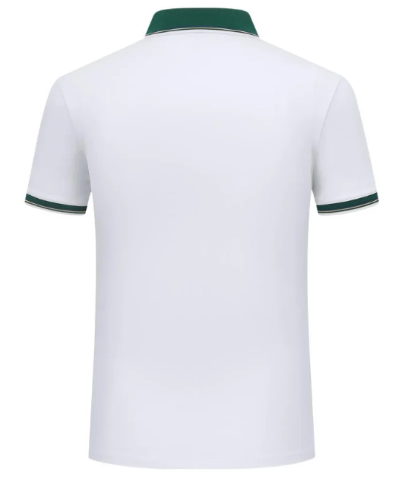 Casual color blocked men's and women's T-shirt polo shirt breathable summer short sleeved printed logo embroidered workwear desi