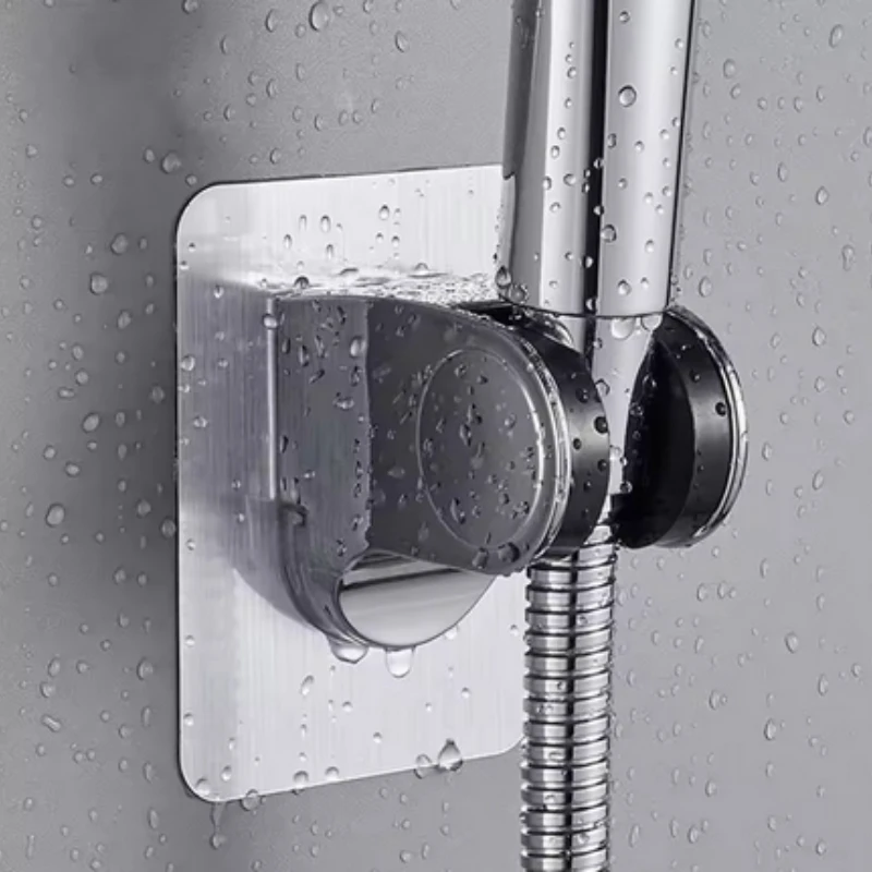 1/2 قطعة قوس الدش لا لكمة هوك لاصق قوي شفط كأس قاعدة ثابتة العالمي دش قوس ملحقات الحمام #4