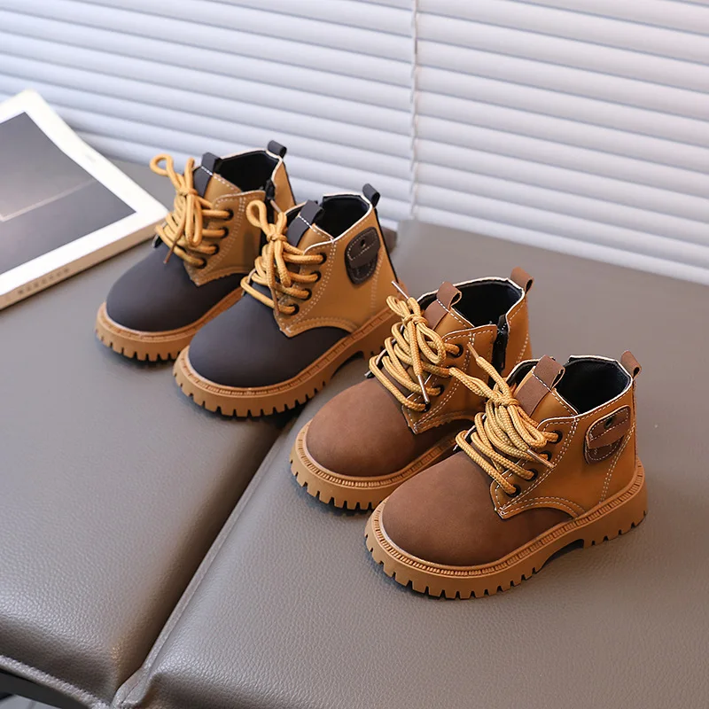 New 2026 Spring Autumn Baby Boots Toddler Fashion Ankle Boots Kids Shoes Boys Girls Boots Children Soft Non-slip Short Boot