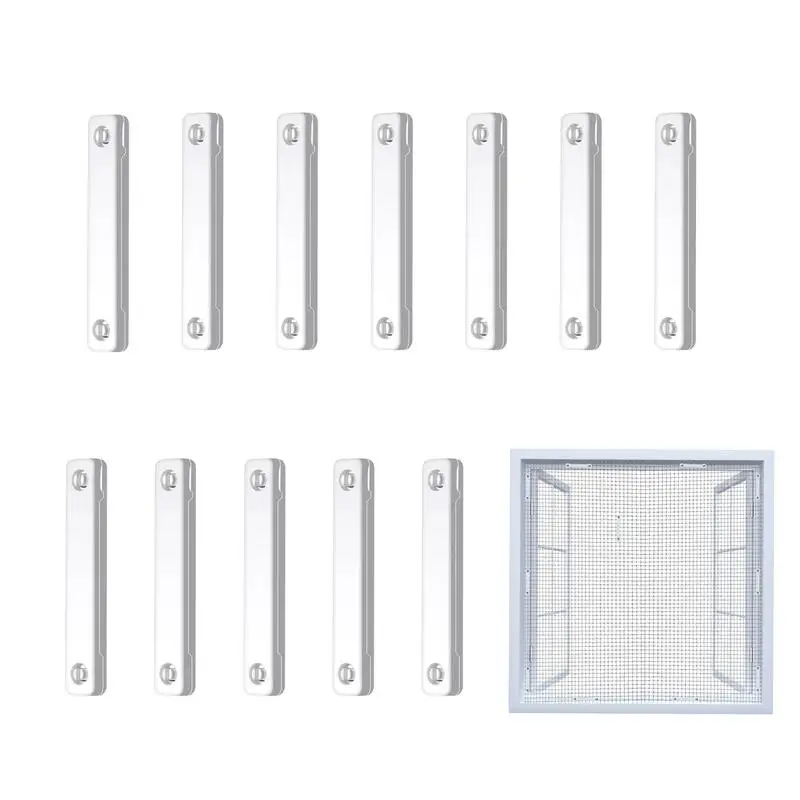 

Magnetic Screen Clips Magnetic Fly Net Fixing Clips Window Curtain Buckle Household Window Screen Fixing Tools No Drilling