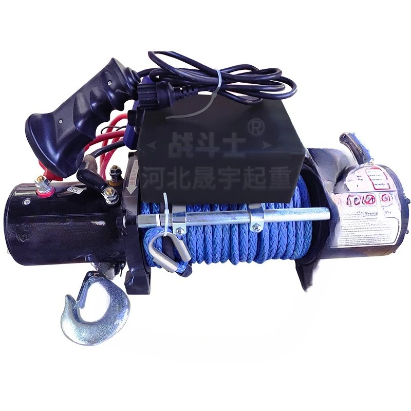 Off-road self-rescue vehicle, electric winch