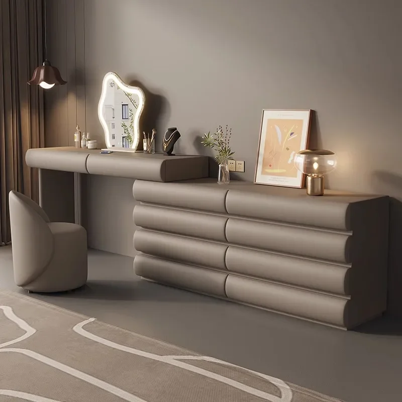 

1LXNew dresser bedroom bedside chest integrated simple modern makeup table