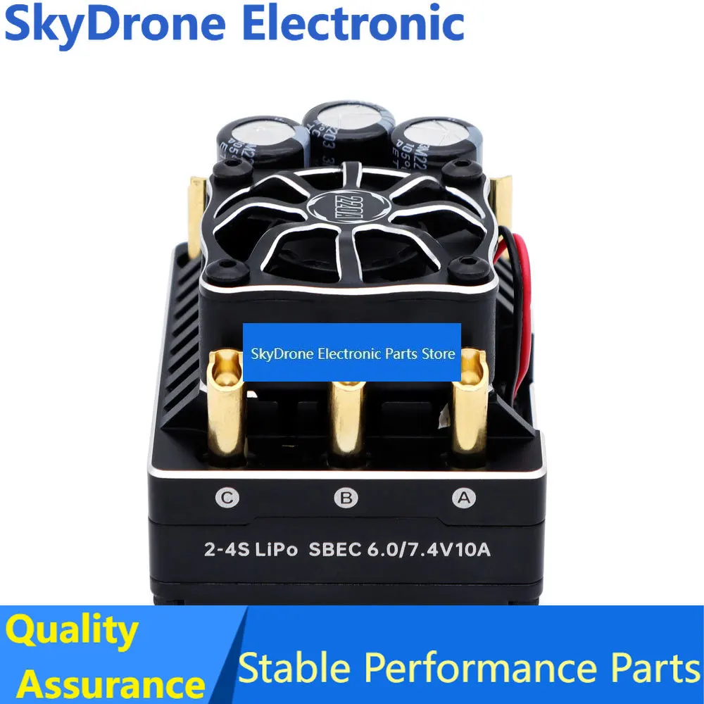 SkyDElROCKET-RC V2 Sensored 220A Brushless ESC 2-4S Speed Controller 4268 4274 Brushless Motor For 1/8 RC Car On-Road Buggy Part
