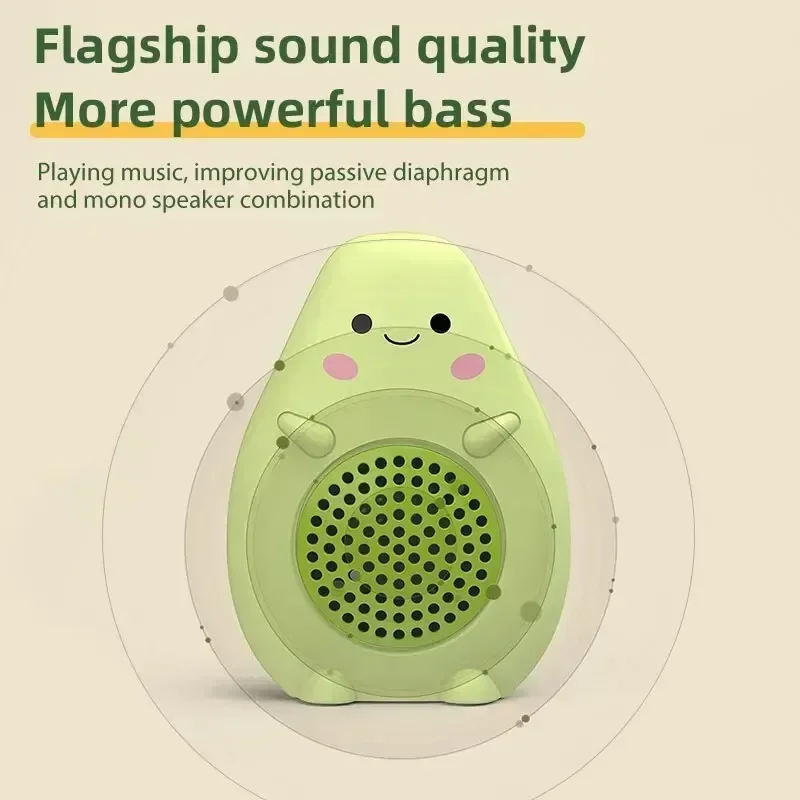 

Creative Bluetooth Audio Speaker Large Volume Avocado Mini Speaker Card Plug in Card bluetooth speaker Omputer Subwoofer