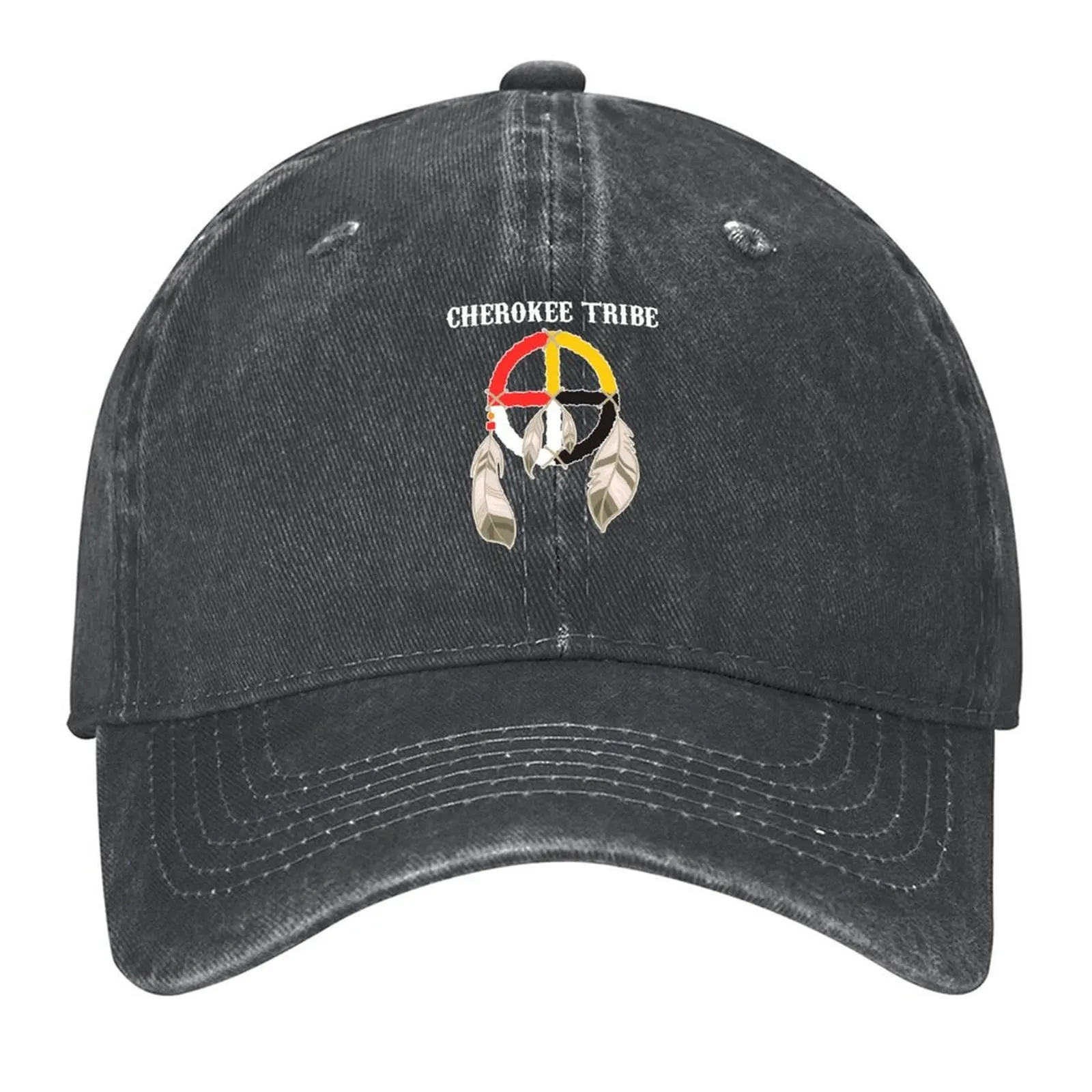 

Cherokee Tribe Nation Native American Medicine Wheel Бейсбольная кепка Новая шляпа Военная тактическая кепка Роскошная мужская кепка Шляпы Мужские женские