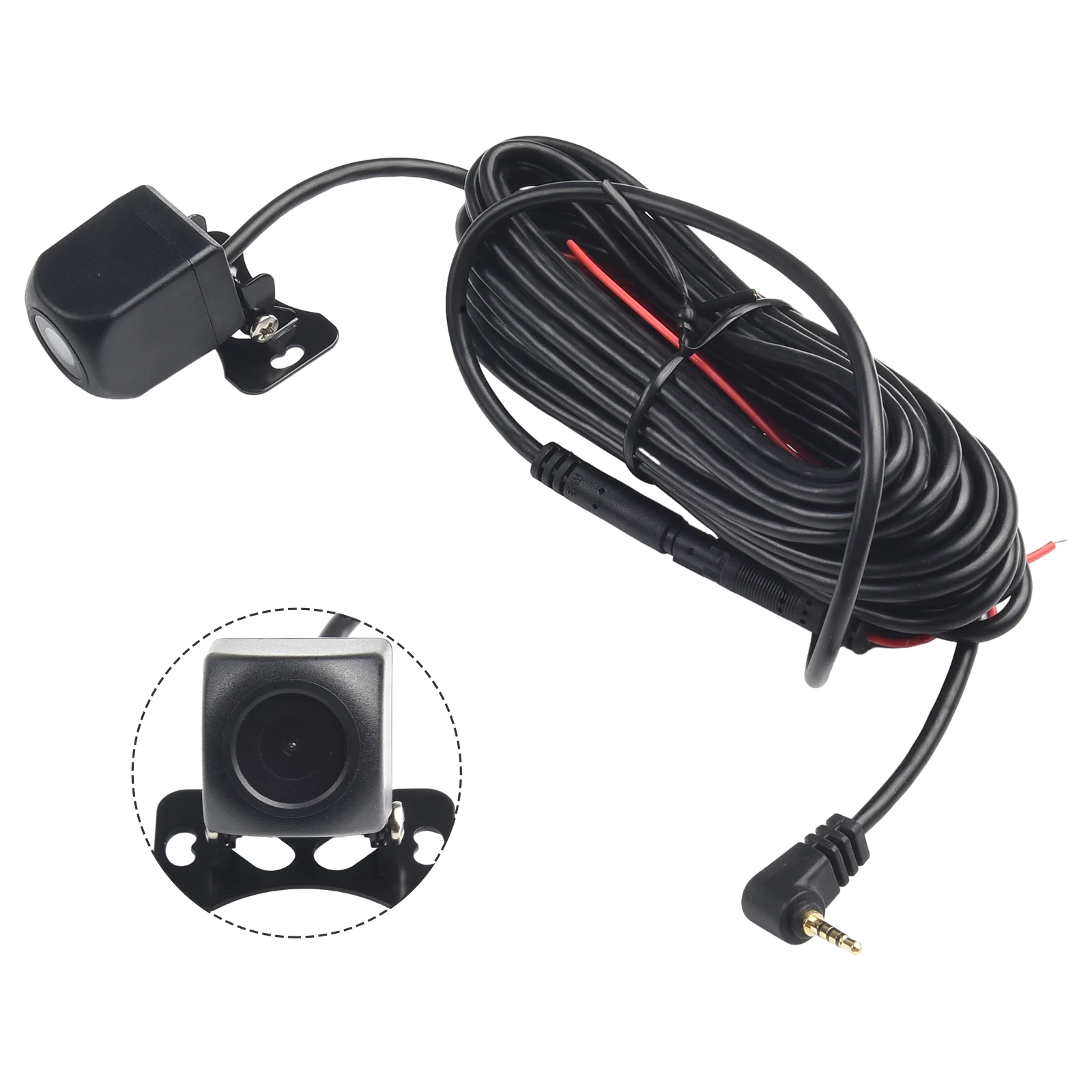 Caméra de recul DVR de voiture résistante à 170, NTSC/PAL, enregistreur de conduite à 5 broches, usage général uniquement pour caméra à câble à 5 broches + câble arrière de 6m