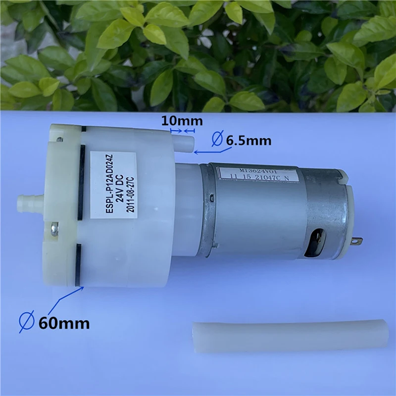 Silent Fish Tank Oxygen Pump for Aquarium, Motor Air Pump, Large Air Volume, 12V-24V, 555 DC