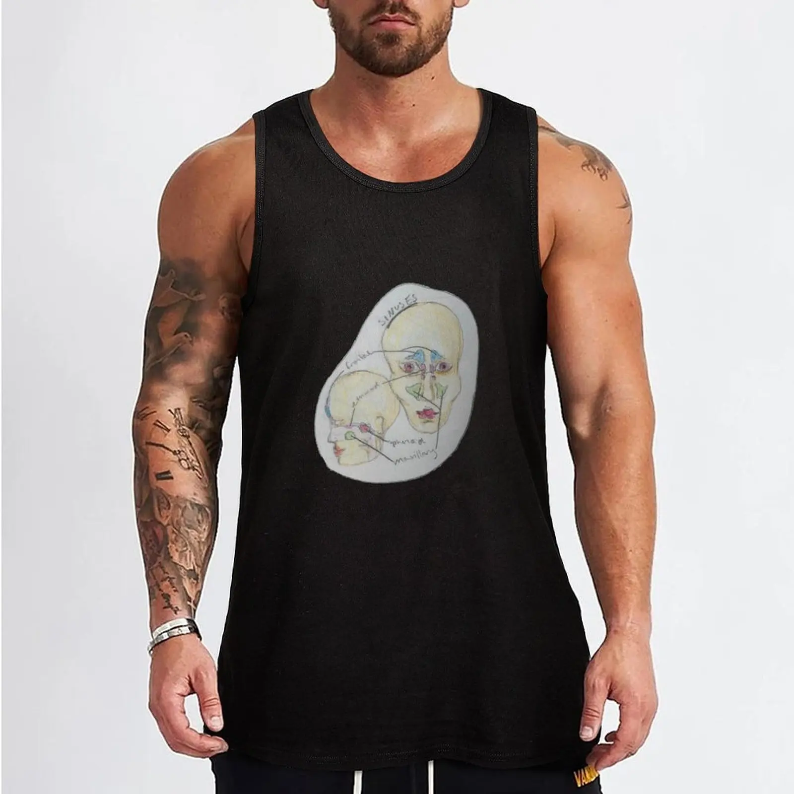 Sinuses Tank Top T-shirt sports anime gym