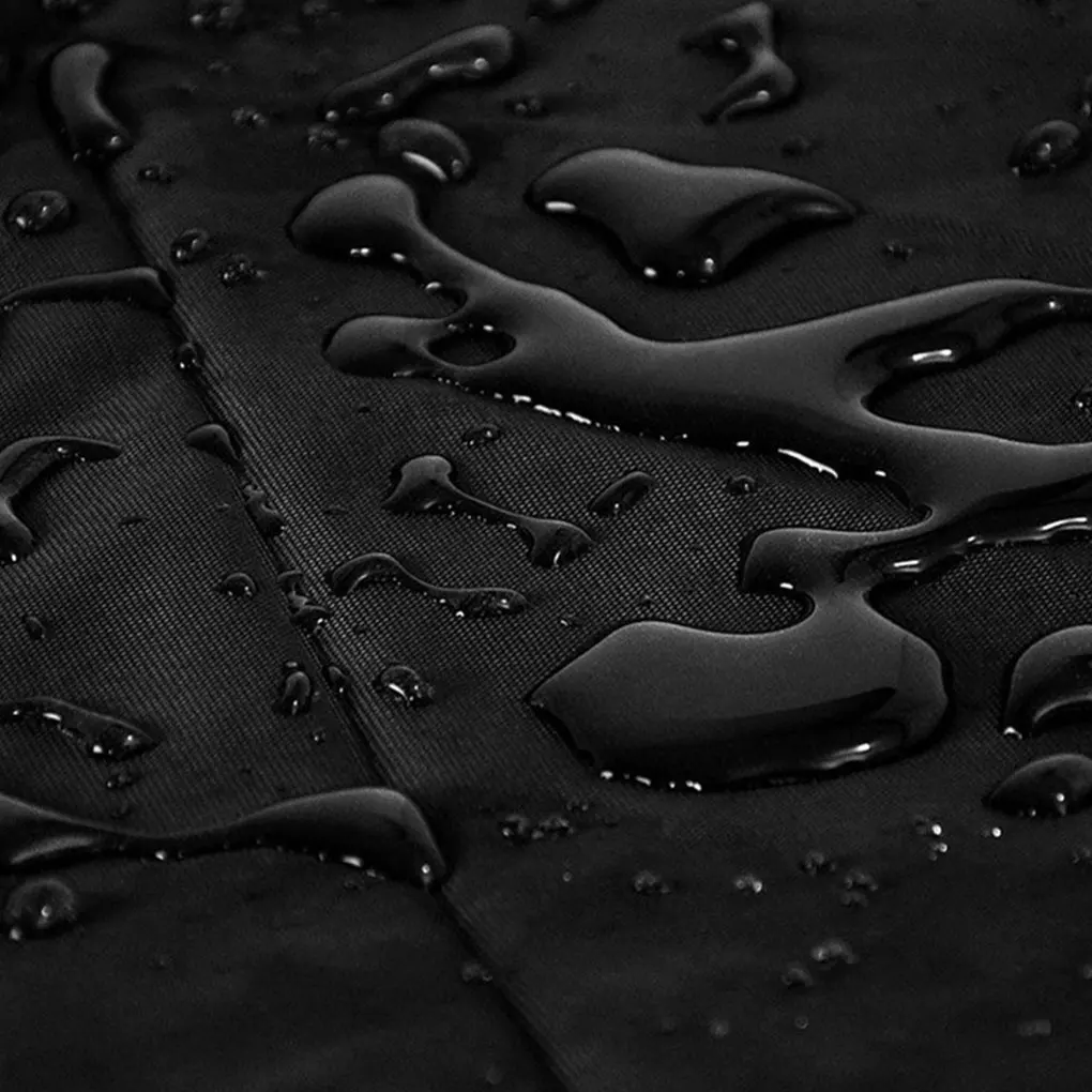 غطاء حماية لجهاز المشي قابل لإعادة الاستخدام ومتين من قماش أكسفورد سهل التنظيف في الوقت التالي جهاز المشي باللون الأسود 200*95*150 سم