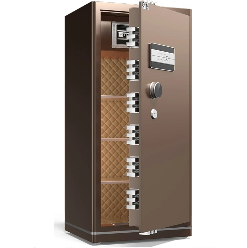 Weichi Security Fingerprint Big Password Gold Black Document Large Safe Box Cassaforte Office Used Luxury Smart Safe Deposit Box