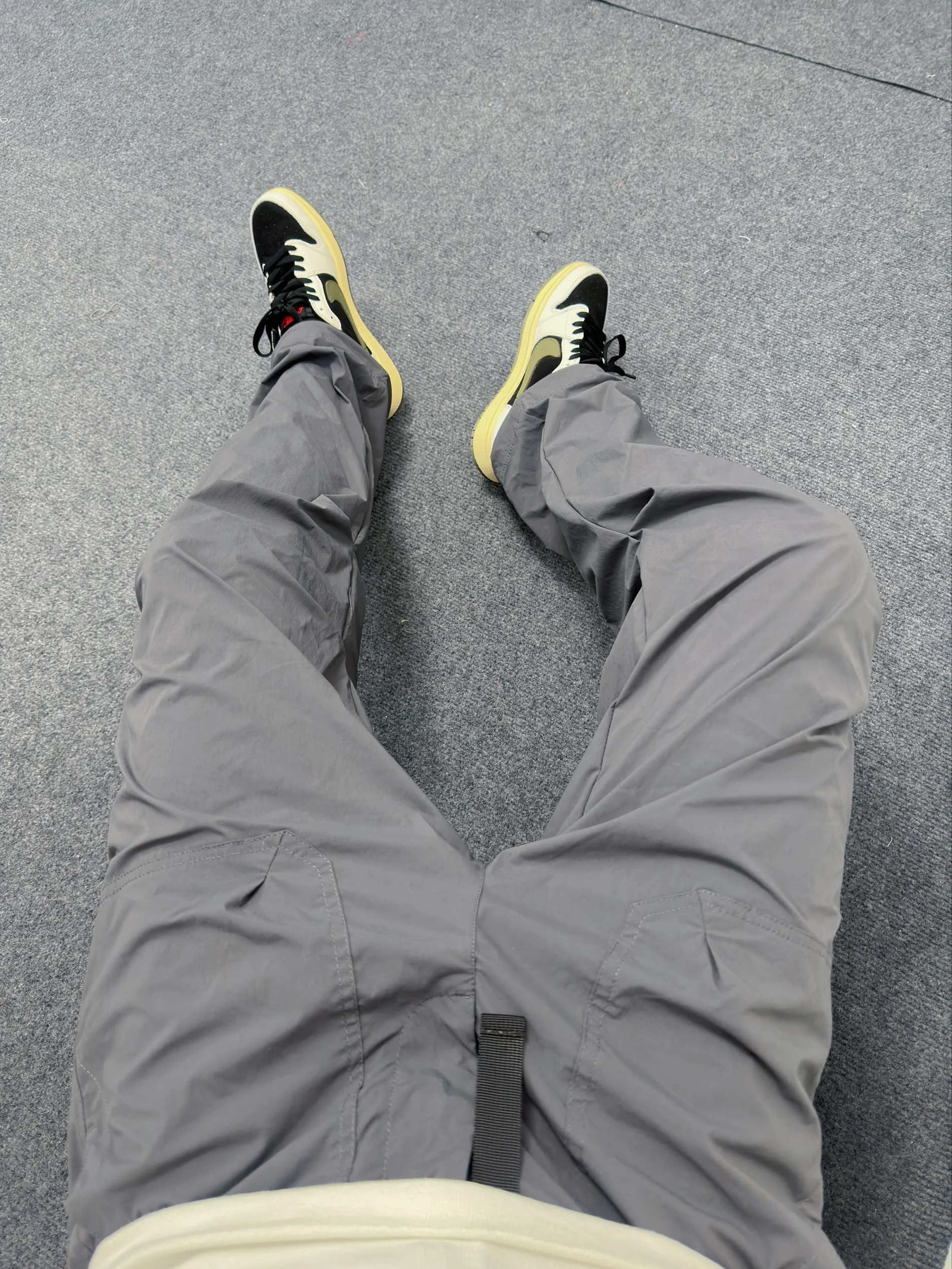 

American Retro Summer Lightweight Outdoor Function Simple Loose Straight Leg Trousers Ice Silk Casual Pants Youth Active Sle