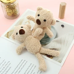 20cm Cute Stuffed Bear Doll Soft Mini Animal Plush Toy Pendant Room Decoration for Baby Girls Office Ornament Car Decor