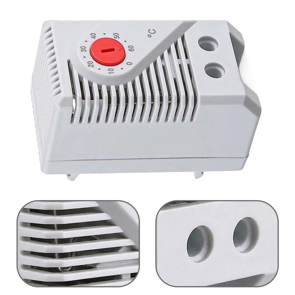 Switch Thermostat Compact Mechanical Thermostatic Bimetal Light Grey Temperature Controller New Switch Thermostat