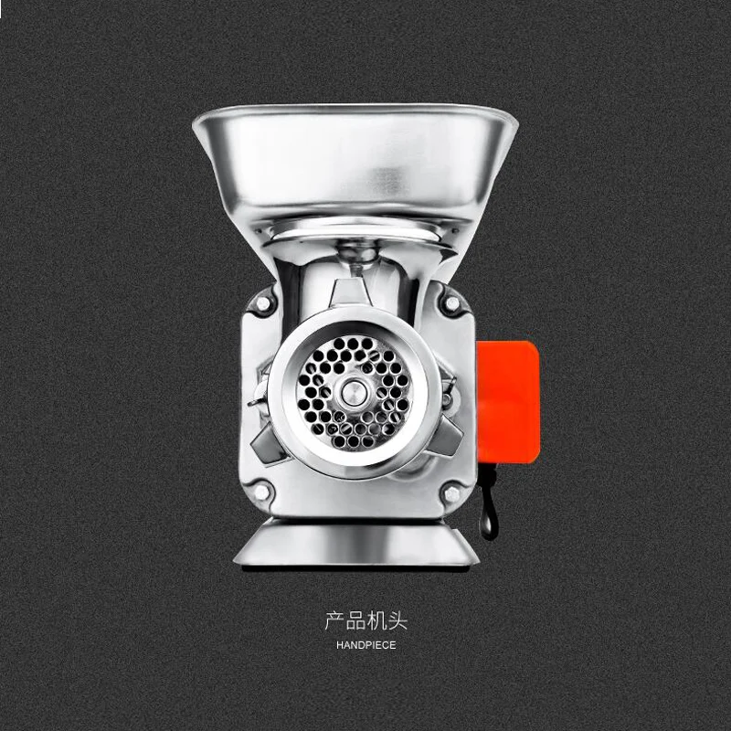 Moedor de carne de aço inoxidável de mesa, máquina de enchimento de salsicha multifuncional 220v/110v moedor de carne picador de vegetais