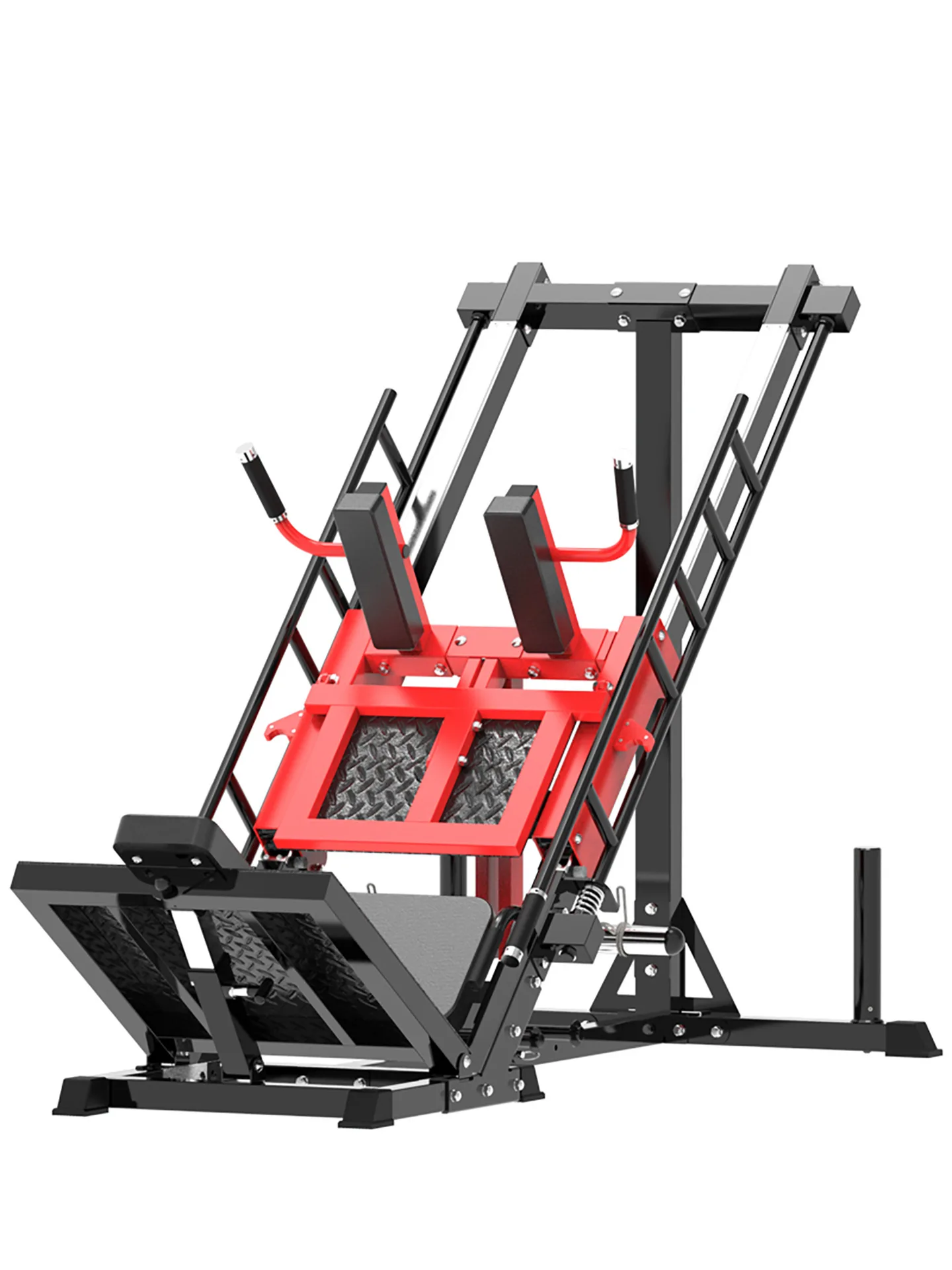 Home Leg Press Trainer, Hack Squat and Reverse Leg Press Machine, All in One Home Fitness Equipment for Leg Workouts