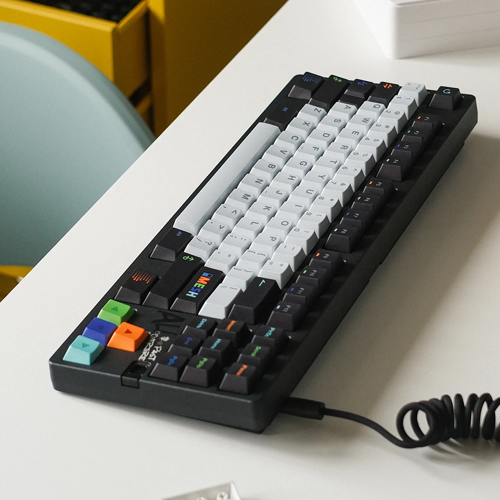 FBB Keycap MESH PBT Custom Mechanical Keyboard Key Caps Black Gray MX Switches DIY PC Gaming Computer Accessories 1.7mm Thick