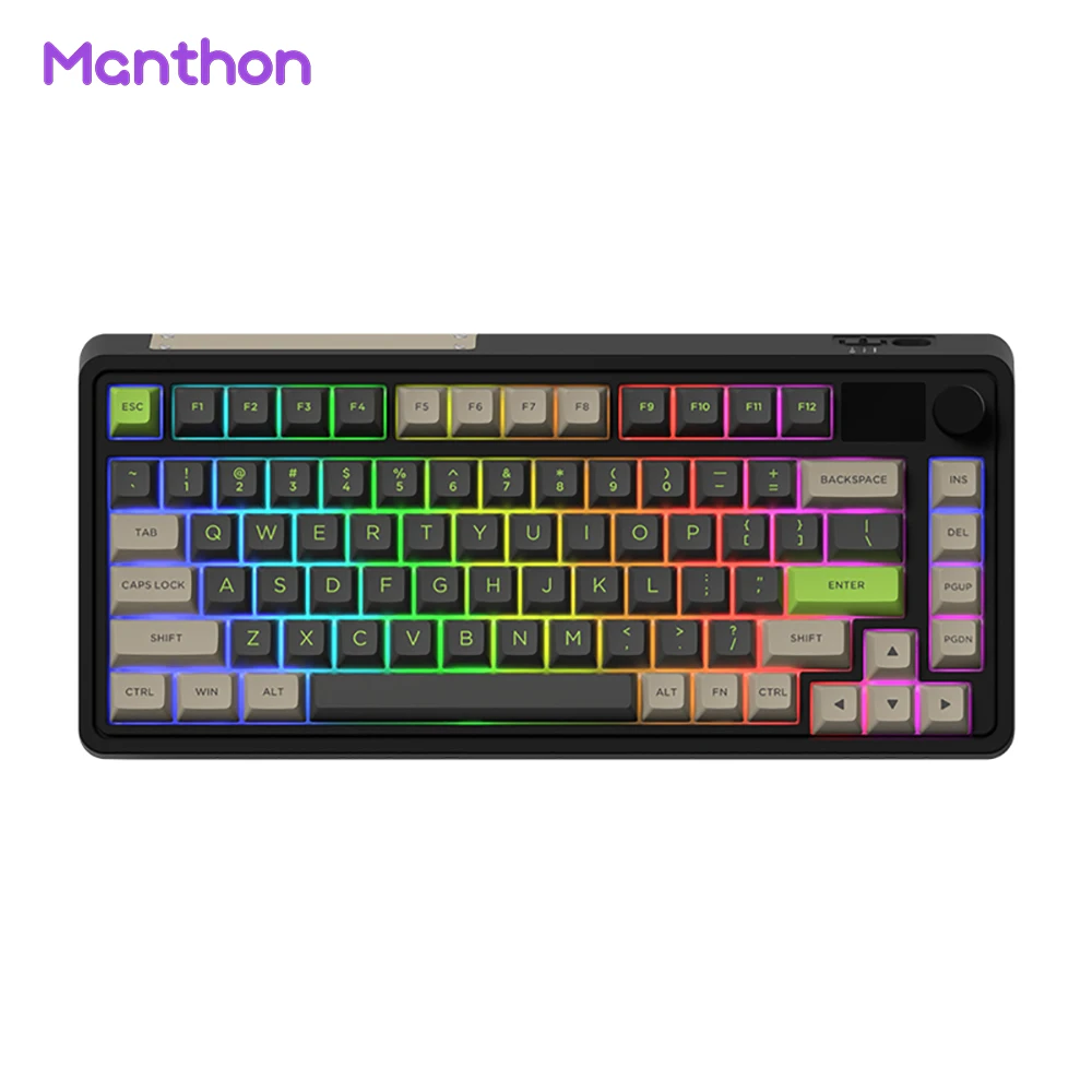 FL ESPORTS CMK75 Three Mode Full Key Keyboard Hot Swap 81Key 2.4G BT Wireless Wired Mechanical Gaming Keyboard